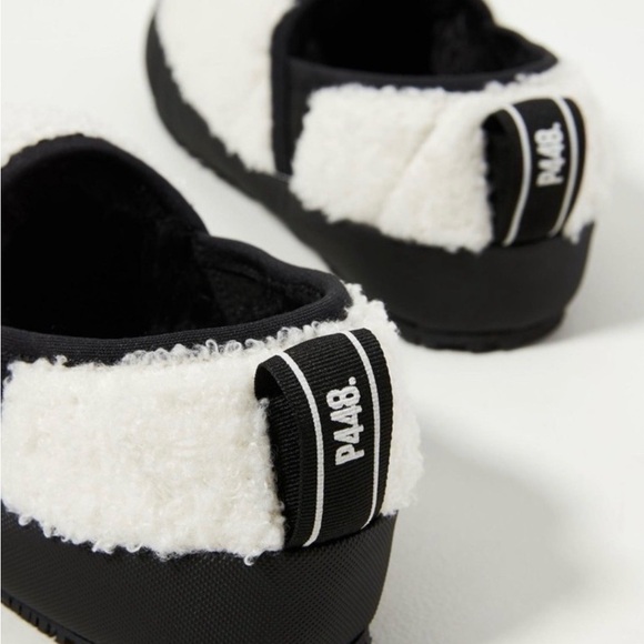 P448 Laby Slip On White and Black Slip-On Sneakers - Picture 3 of 5